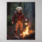 Kampvuur, Lantaarn, leider van de Paws Poster (Voorkant)