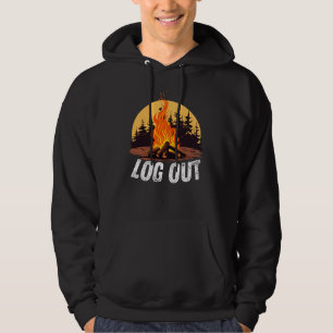 Kampvuur LOG UIT & Relax! Hoodie