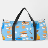 Kampvuur Marshmallow Chocolate Smores Blauw Plunjezak (Achterkant)