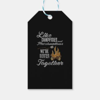 Kampvuur Marshmallows Better Together Vervallen V Cadeaulabel