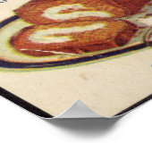  kampvuur Marshmallows Voedselreclame Poster (Hoek)