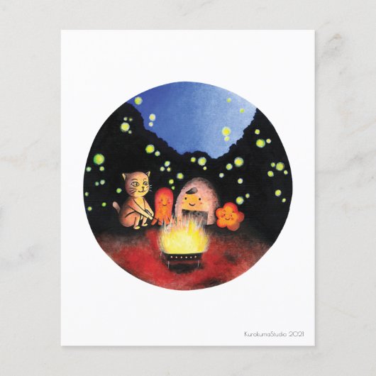 Kampvuur met goede vrienden (Voorkant)