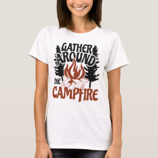 Kampvuur Nights Cosy Outdoor Adventure T-shirt