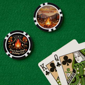 Kampvuur Poker Chips 🔥 | Gezellig Buitenspel