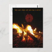 Kampvuur Voetsies Briefkaart (Voorkant / Achterkant)