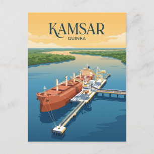 Kamsar haven Guinee Briefkaart