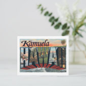 Kamuela, Hawaii - Grote letterscènes Briefkaart (Staand voorkant)