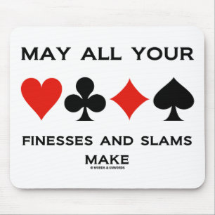 Kan al uw Finesses en slams maken (Bridge) Muismat