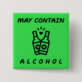 Kan Alcoholgrappige Button bevatten – Klikfles (Voorkant)