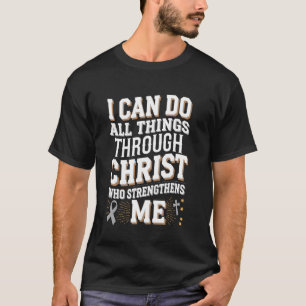 Kan Alle Dingen Doen Door Christus Astma Bewustzij T-shirt