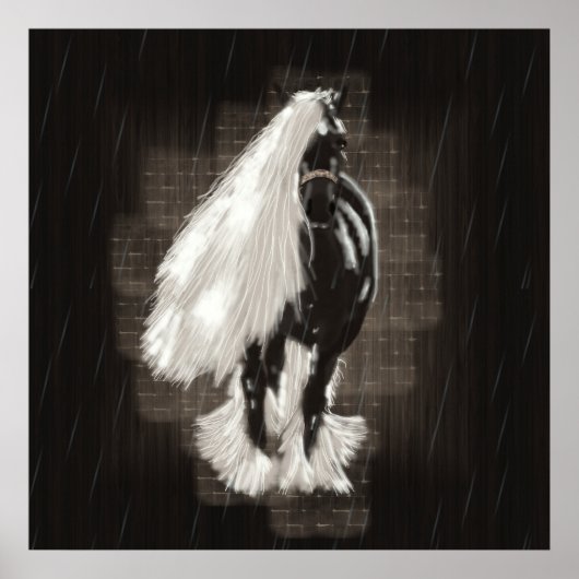 Kan de regen niet verdragen - Poster (Voorkant)