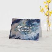 Kan de vierde bij u zijn kaart (Gele Bloem)