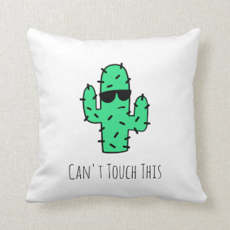 Kan deze Cool Cactus Pillow niet aanraken Kussen
