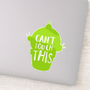 Kan dit niet aanraken, Cactus, Cacti, Succulent, P Sticker
