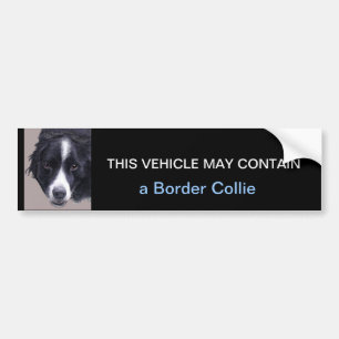kan een border collie bevatten bumpersticker