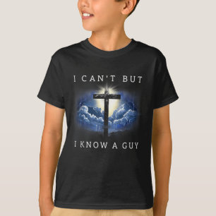 Kan een kerel jesus kruis grappig christelijk niet t-shirt