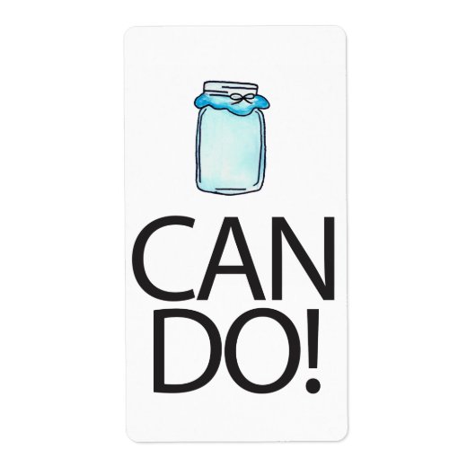 kan etiket (Voorkant)