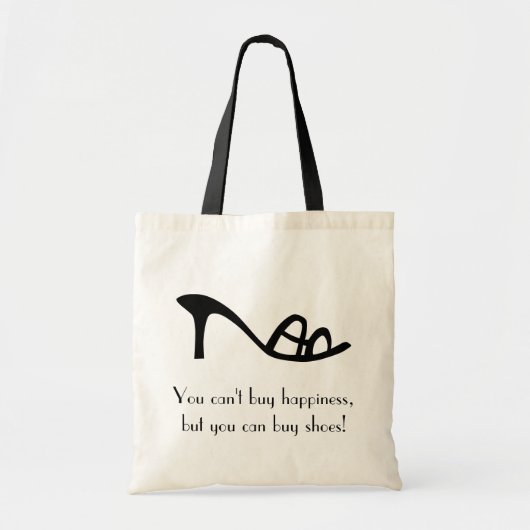 Kan geen geluk kopen (schoenen) tote bag (Voorkant)