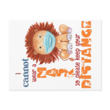 Kan geen Masker Draag - Lion