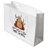 Kan geen muurhanden te kleine grappige antitrommel groot cadeauzakje (Achterkant Gekanteld)