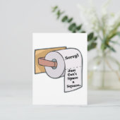 Kan geen vierkant besparen briefkaart (Staand voorkant)