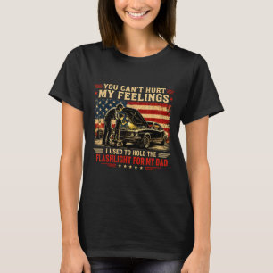 Kan Gevoelens Niet Kwijten Gebruikte Zaklamp Papa T-shirt