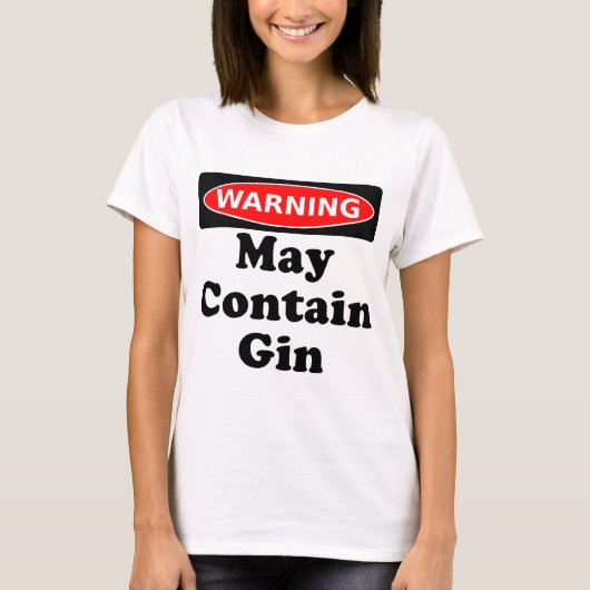 Kan gin bevatten t-shirt (Voorkant)