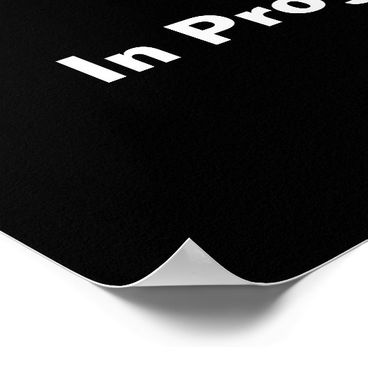 Kan gotGod316.com niet storen Poster (Hoek)