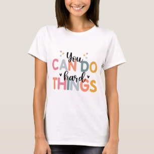 Kan harde dingen testen dag testen leraar t-shirt