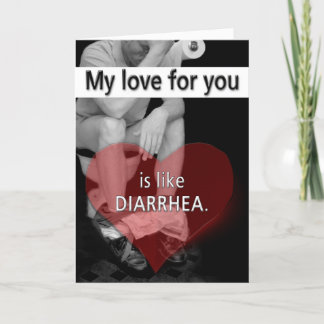 Kan het niet in de Valentijn houden Feestdagen Kaart