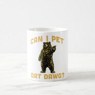 Kan ik die hond aaien Hiker Dierenliefhebber Grapp Koffiemok