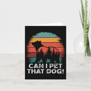 Kan ik die hond Beer Funny Hiking Camping en P Kaart