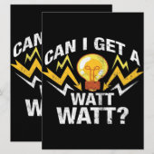 Kan ik een watt krijgen? - Funny Electricia (Voorkant / Achterkant)
