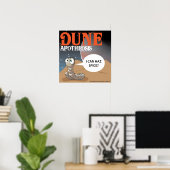 Kan ik Haz Spice? Dune Worm Poster (Thuiskantoor)