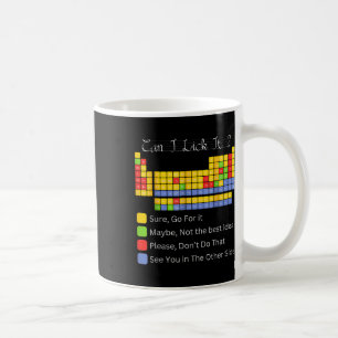 Kan ik het likken Periodic Table Teacher Student B Koffiemok