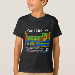 Kan ik het Periodiek Systeem Grafiek Wetenschapsle T-shirt