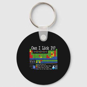 Kan ik het Periodiek Systeem Grappige Wetenschapsl Sleutelhanger