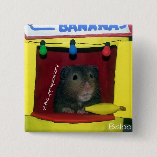 Kan ik je helpen? vierkante button 5,1 cm (Voorkant)