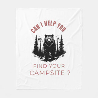Kan ik u helpen bij het vinden van uw camping? – G Fleece Deken
