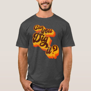 Kan je de Retro 70s dig? T-shirt