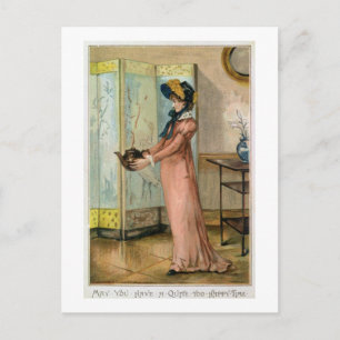 Kan je een beetje te gelukkig zijn, Victoriaans ch Briefkaart