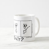"Kan je het dig?" -DigitCartoon.com Koffiemok (Voorkant rechts)