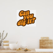 Kan je het dig maken? poster (Keuken)