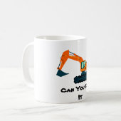 Kan je het twijfelt? koffiemok (Voorkant links)