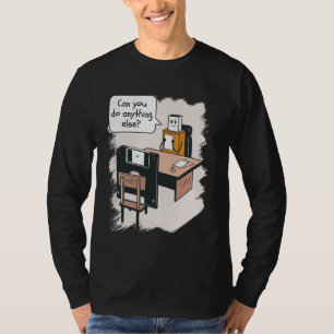 Kan je iets anders doen USB Boss Humorous Kantoor T-shirt