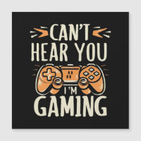 Kan je niet horen, ik ben aan het gamen