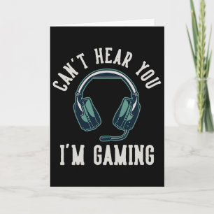 Kan je niet horen, ik ben aan het gamen Kan je nie Kaart