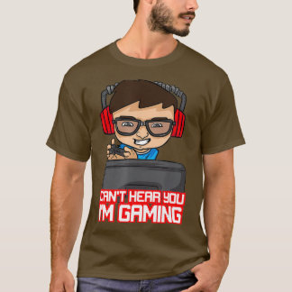 Kan je niet horen in Gaming Pro Gamer Headset Gift T-shirt