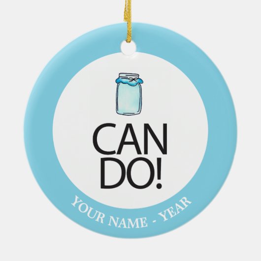 kan keramisch ornament (Achterkant)