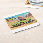 Kan Kooler  Vierkante Kartonnen Onderzetter (Schuin)